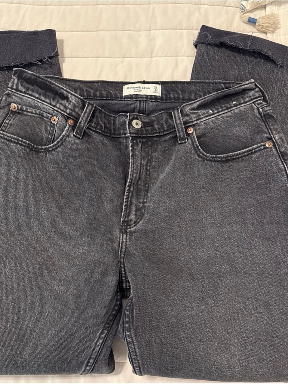 Abercrombie & Fitch low rise baggy jean